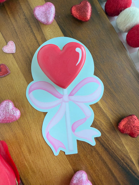 Lollipop Cookie Card