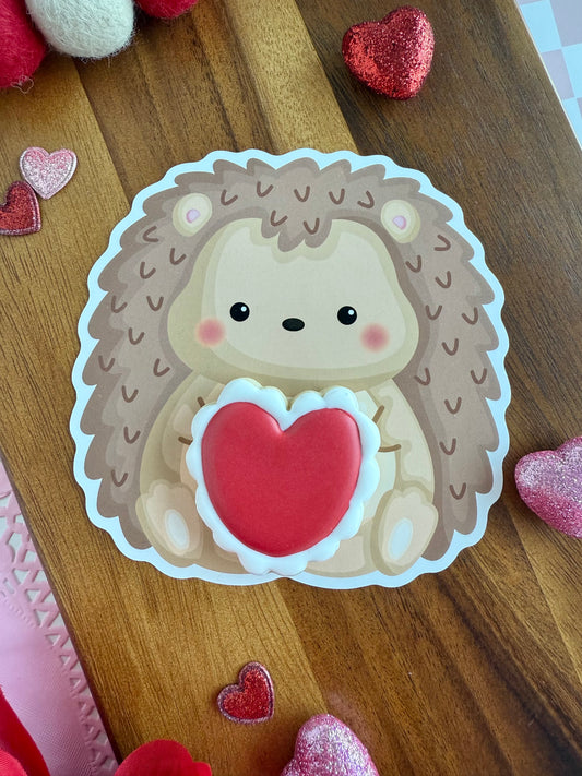 Hedgehog Cookie Card