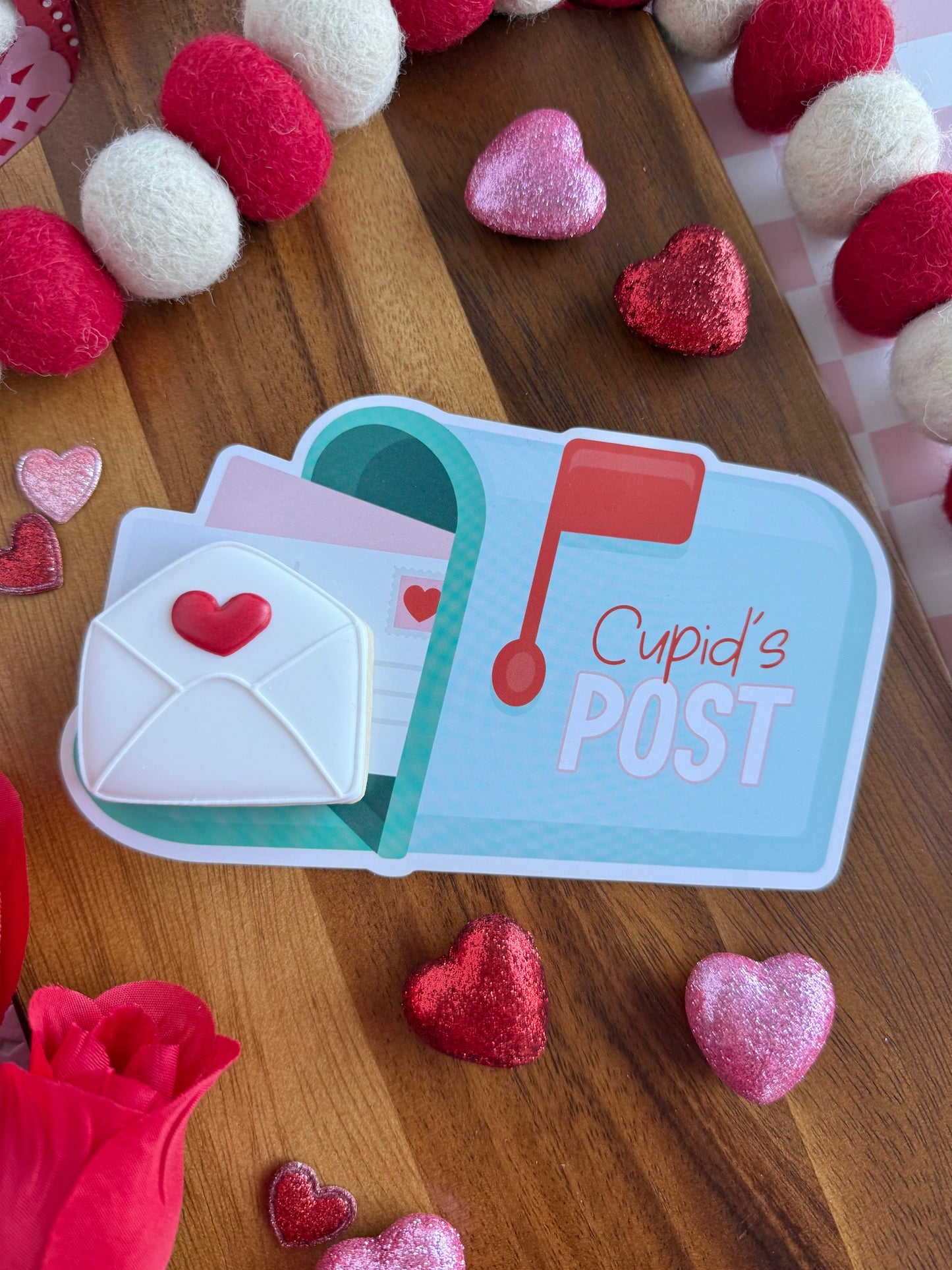 Cupid's Post Cookie Card