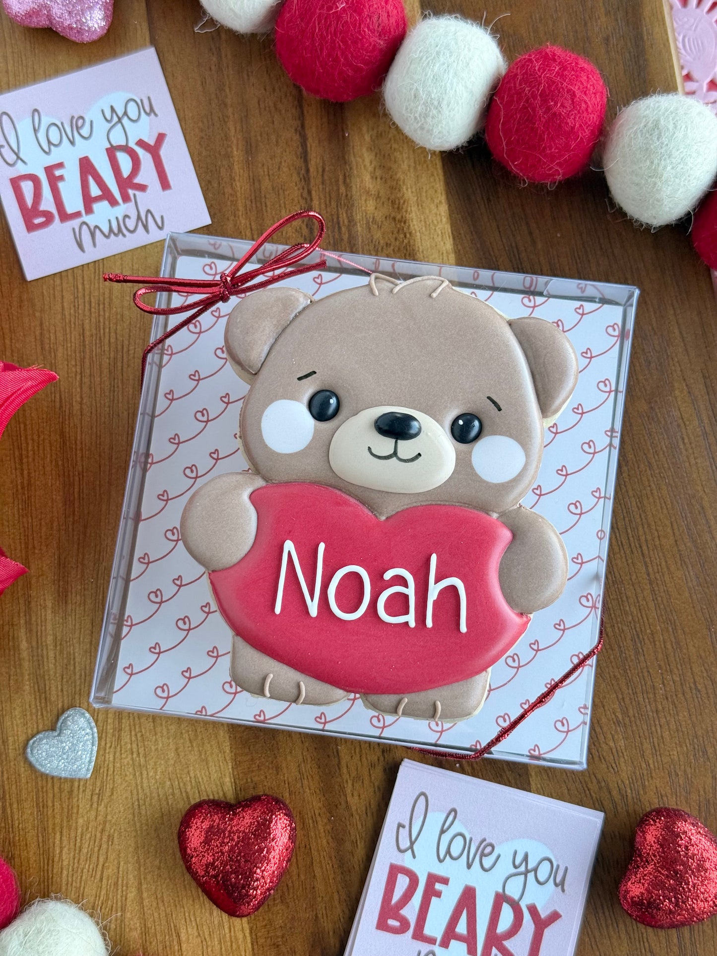 Personalized Bear Cookie