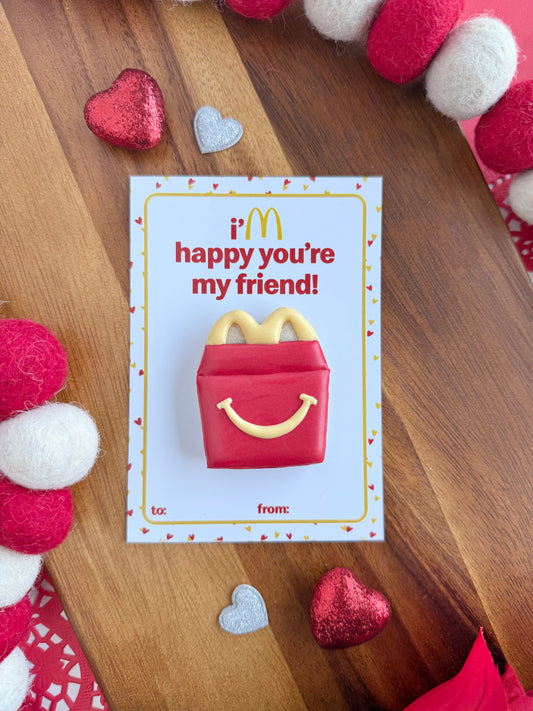 Happy Meal Cookie Card